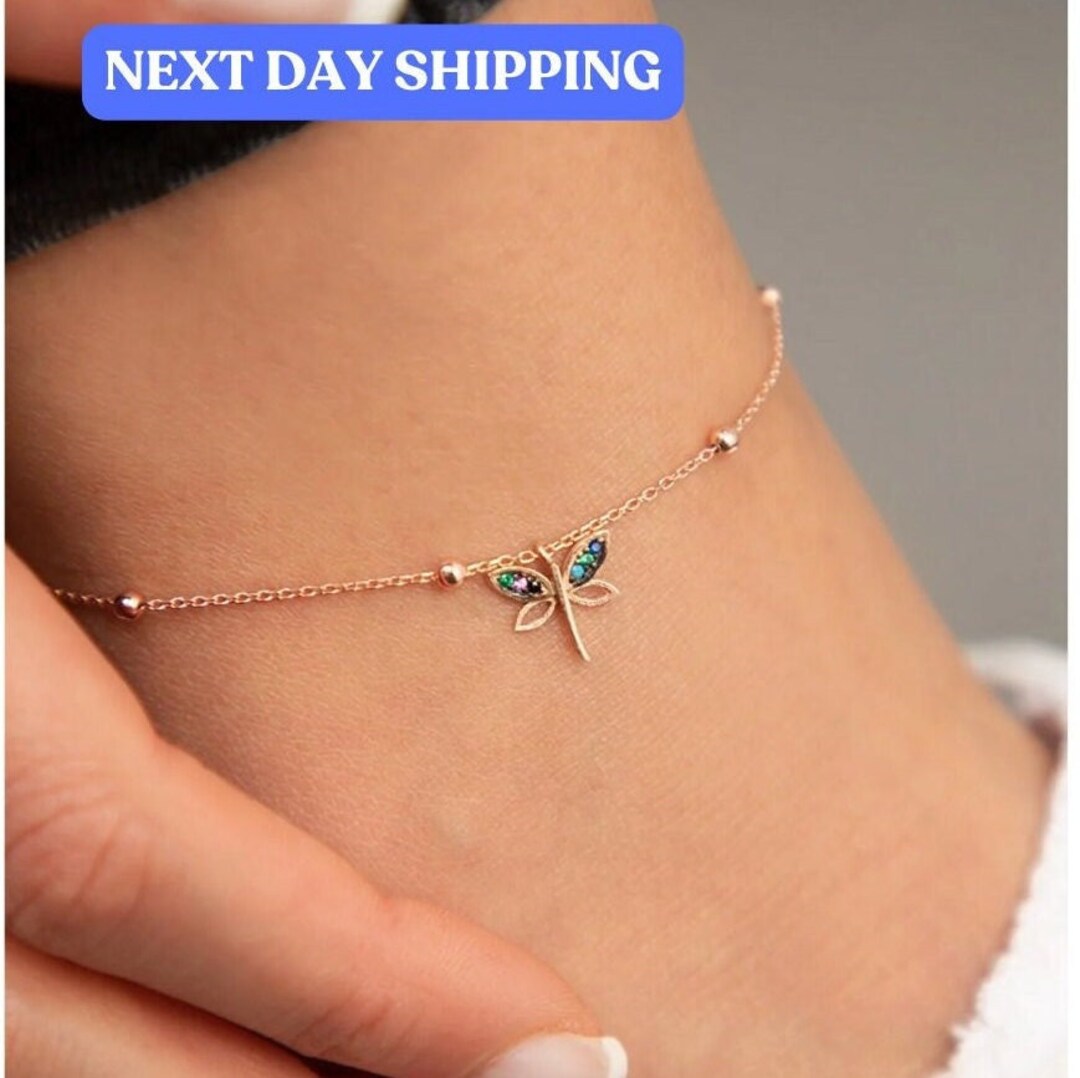 Anklet for Women, Handmade Jewelry, Personalized Christmas Gift