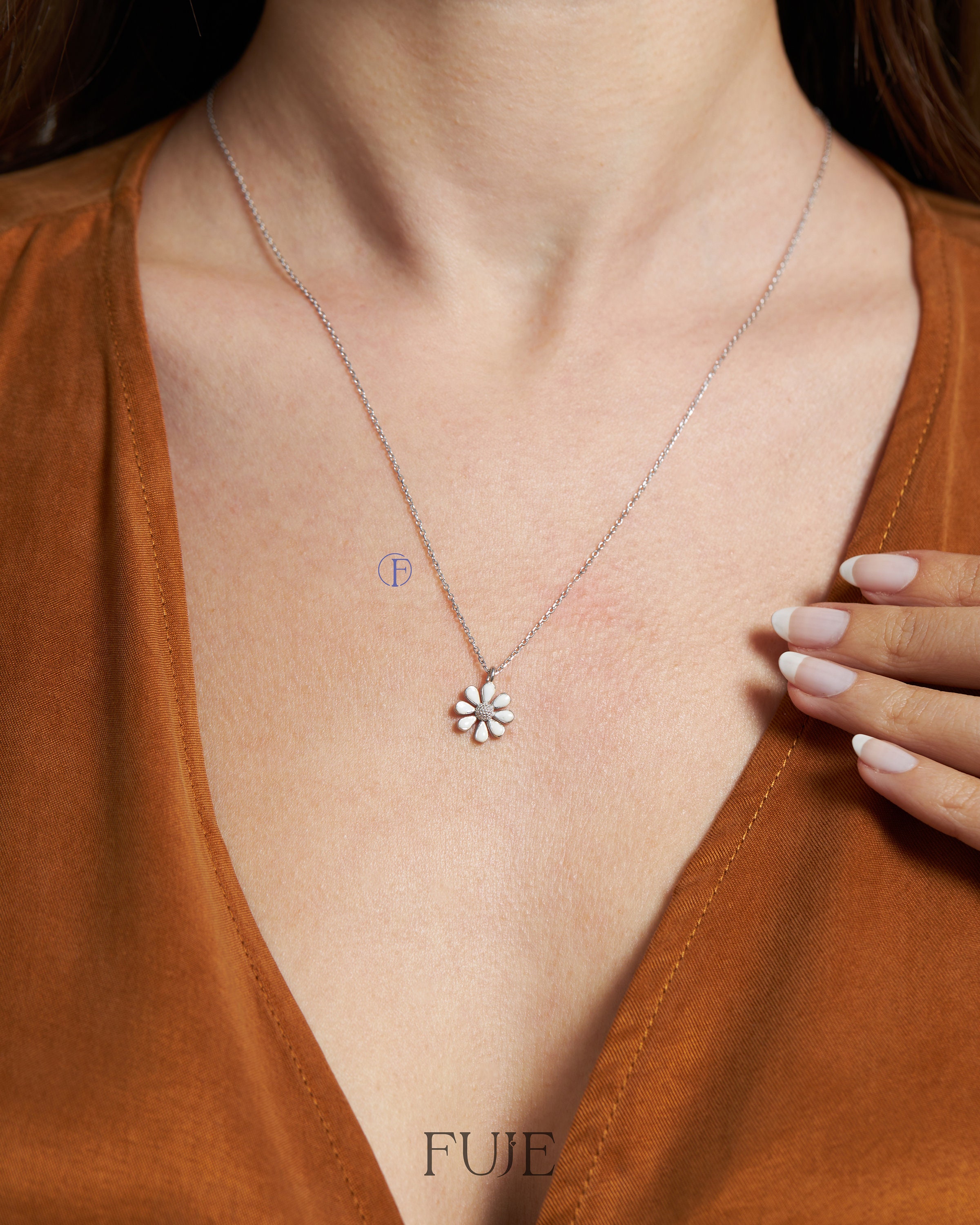 ネックレス・ペンダント +ENGBROX+ silver925 daisy bijou necklace EBNL24024 daisy bijou necklace - ENGBROX | 60% - Asian Fashion Online