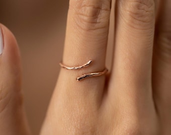 Minimalist Ivy Ring, 925 Silver Handmade Jewelry Ring, Summer Jewelry, Branch Tree Ring, Dainty Ring, Best Friend Birthday Gift for Her