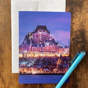Carte de souhaits Québec sans texte avec enveloppe, carte de fête, carte de voeux, carte d'anniversaire