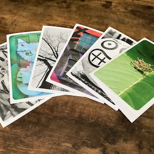 Ensemble de 6 cartes de souhaits sans texte avec enveloppe, carte de fête, carte de voeux, carte d'anniversaire