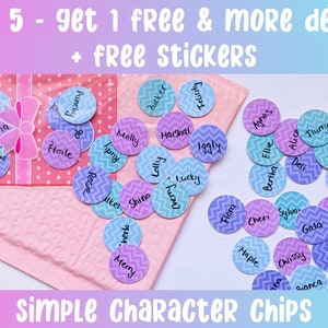 AC Villager and Character Chips Simple All characters Bundles buy 5 get 1 free. image 2