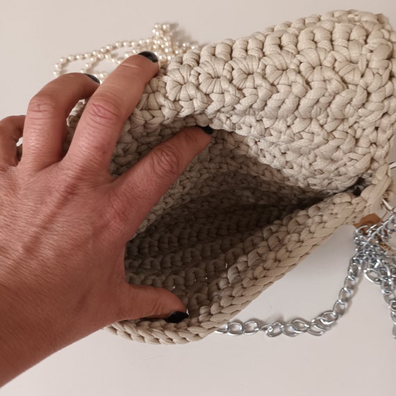 Crochet wire bag deals
