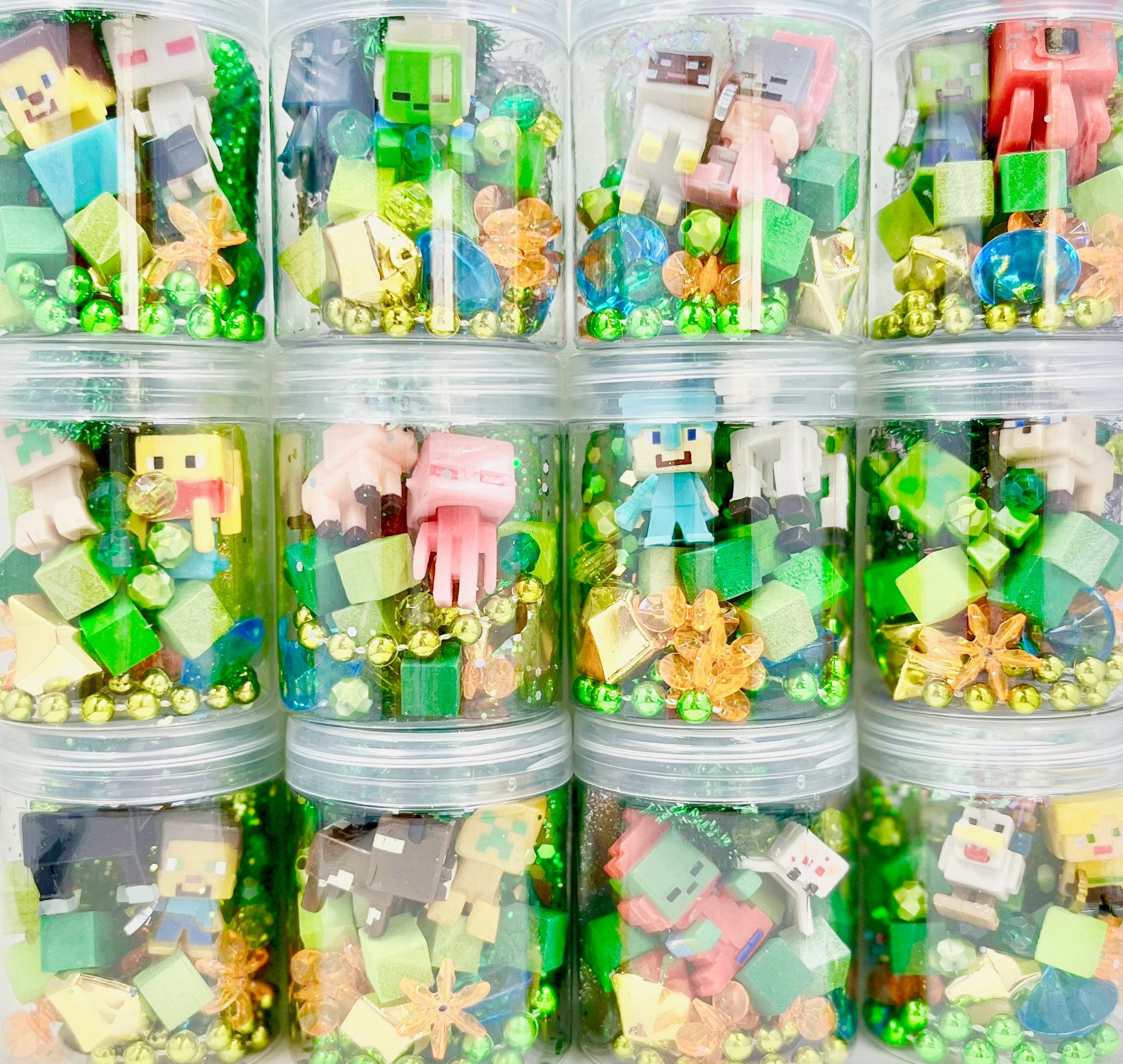 Minecraft Play Dough Jars