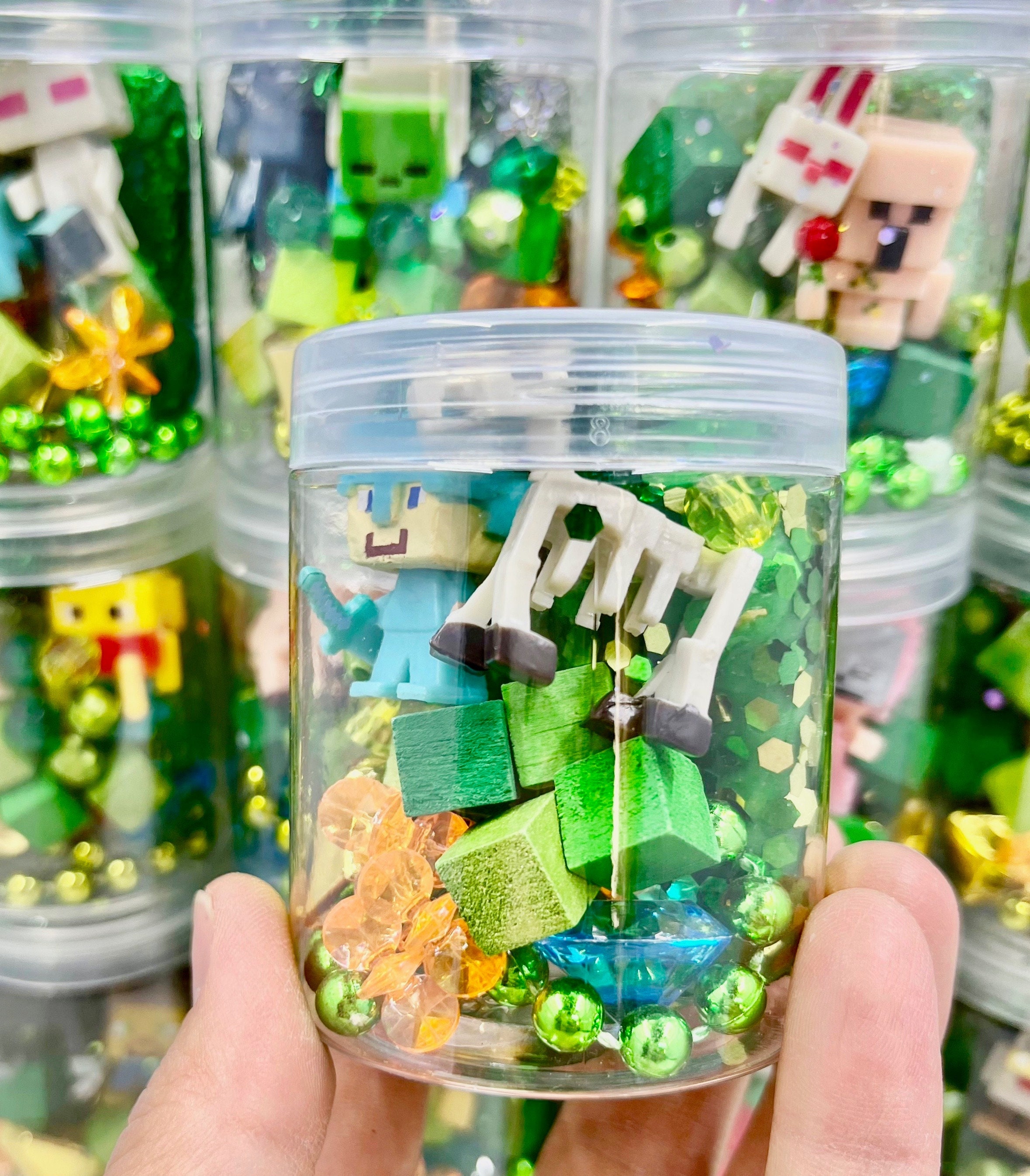 Minecraft Play Dough Jars