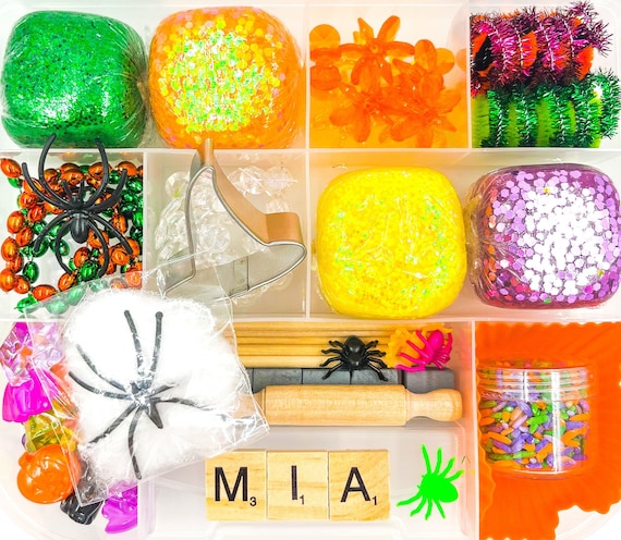 Halloween Party Play Dough Kit With Personalization
