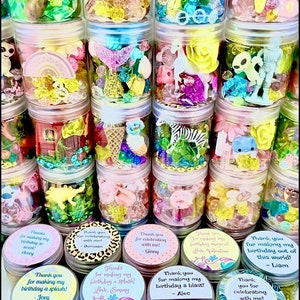 Play Dough Jars With Free Personalized Labels