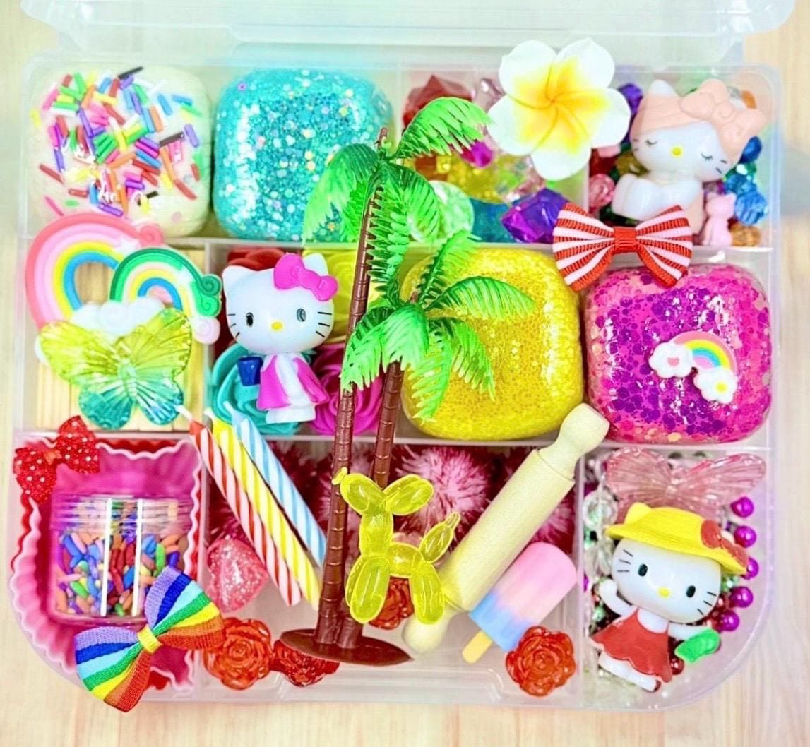 Hello Kitty Inspired Play Dough Kit