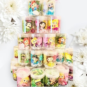Princess Inspired Play Dough Jars