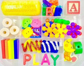 TODDLER Sensory Starter Play Dough Kit With Personalization