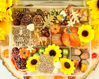 Fall Sensory Kit, Autumn Tinker Tray