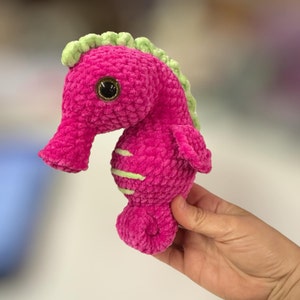 Sadie the Seahorse, Crochet Pattern, PDF, Digital, Download, Crochet Seahorse Pattern,