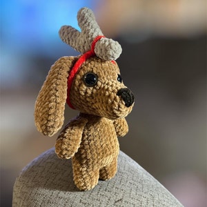 Baby Dog, Max, Crochet Pattern, PDF, Digital, Download, Christmas Pattern, Dog Max,