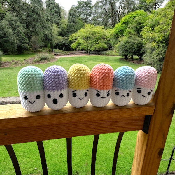 Chill Pill Crochet Pattern, Crochet Pattern, Chill Pill, Crochet Chill Pill