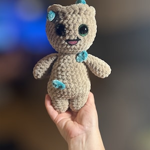 Crochet Twig, plushie, crochet plushie, Groot, Crochet Groot