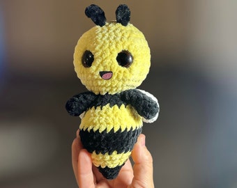 Baby Buzz, Patrón de crochet, PDF, Digital, Descargar, Patrón de abeja de crochet, Patrón de abejorro,