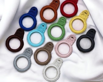 Crochet Kitchen Towel Ring, Crochet knob Towel Ring, Towel Holder, Crochet Towel Holder, Bathroom Towel Ring