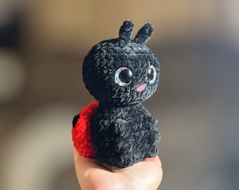 Crochet Lady Bug, plushie, crochet plushie, Lady Bug