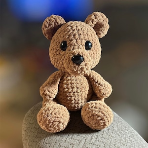 Bear, Crochet Pattern, PDF, Digital, Download, Crochet Bear Pattern, Bo Bear,