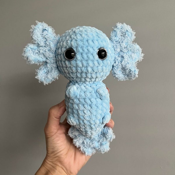 Axel the Axolotl, Crochet Pattern, PDF, Digital, Download, Axolotl Pattern, Crochet Axolotl Pattern, No Sew Pattern