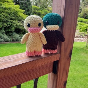 Duck Crochet Pattern, Crochet Pattern, Mallard Duck, No Sew, Duck Pattern,