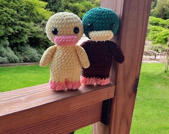 Duck Crochet Pattern, Crochet Pattern, Mallard Duck, No Sew, Duck Pattern,