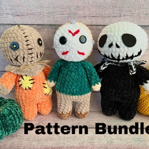 Baby Jason, Baby Samson, Baby Skeleton Crochet Patterns, PDF, Digital, Download, Halloween Patterns, Pattern Bundle,