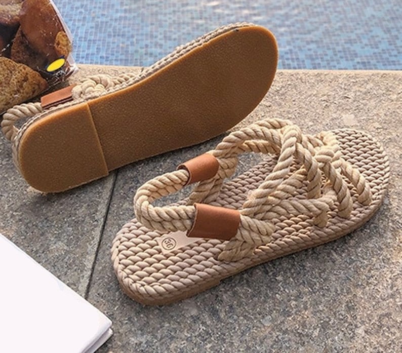 Shoes Braided Rope With Traditional Casual Creativity Fashion Sandals Women Summer ShoesSandals Woman Shoes Braided Rope sandals 