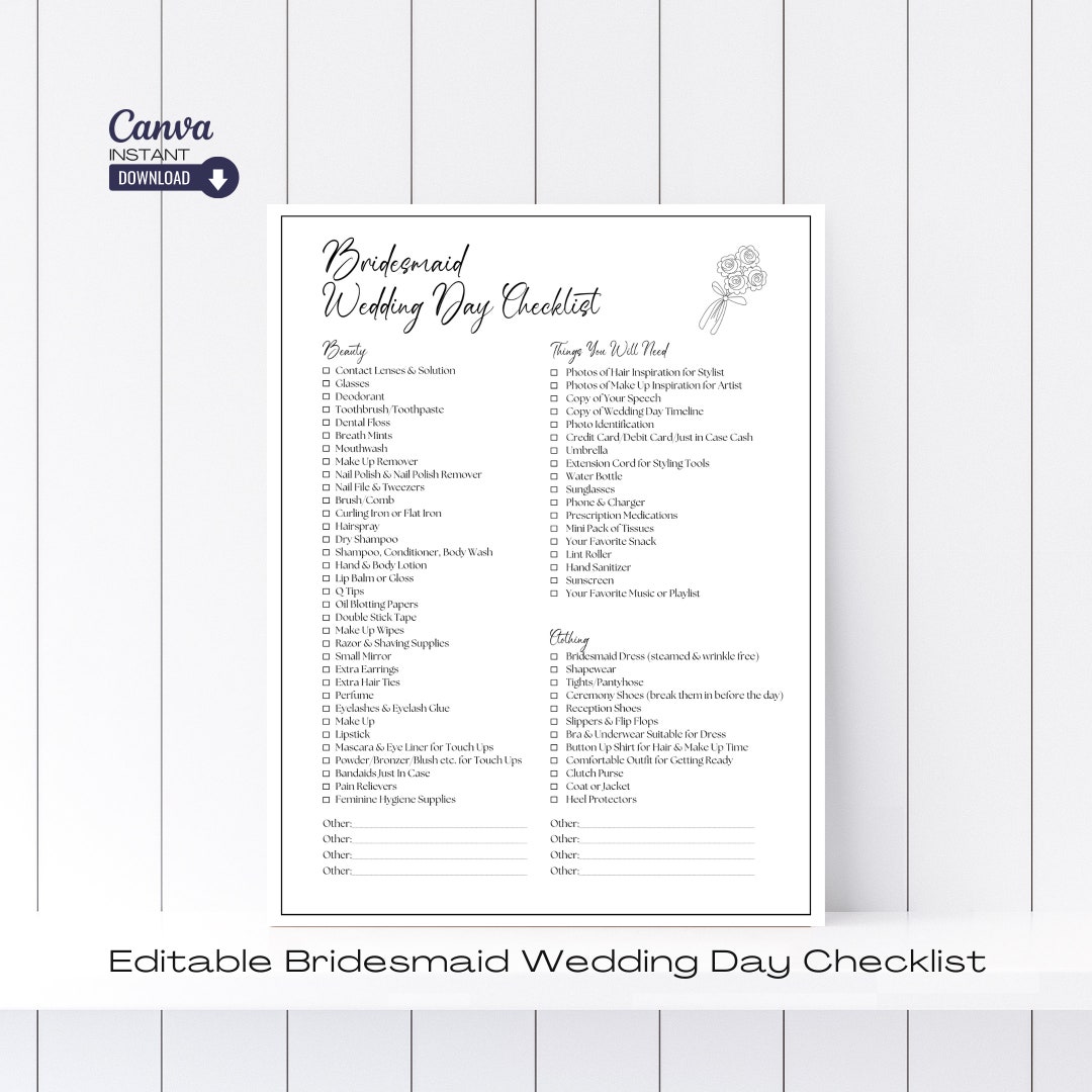 The Ultimate Wedding Day Checklist | Blog