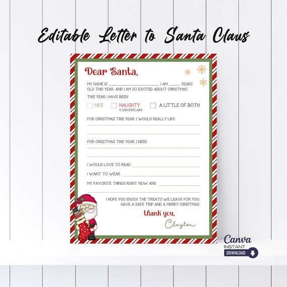 Letters to santa 2020 discount