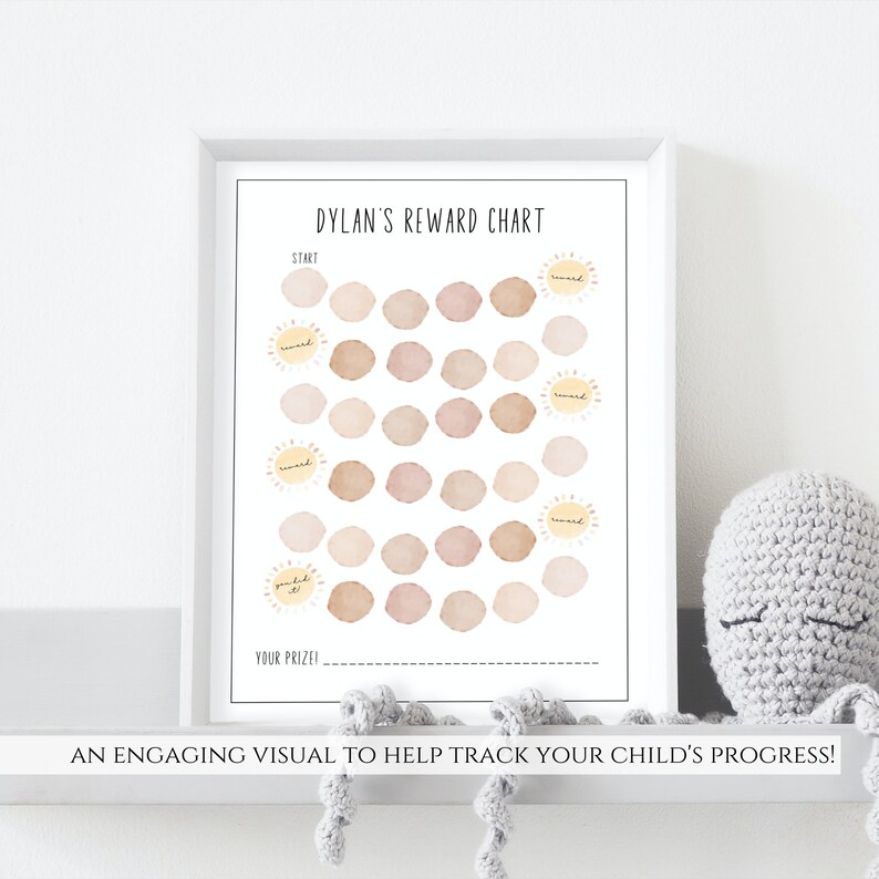 Editable Kids Reward Chart Printable Responsibility Chart - Etsy New ...
