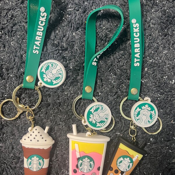 Starbucks Keychain Shop Online Etsy