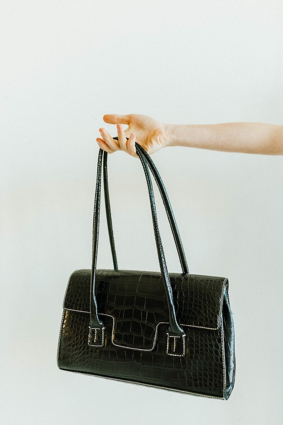 black Tommy Hilfiger vintage purse
