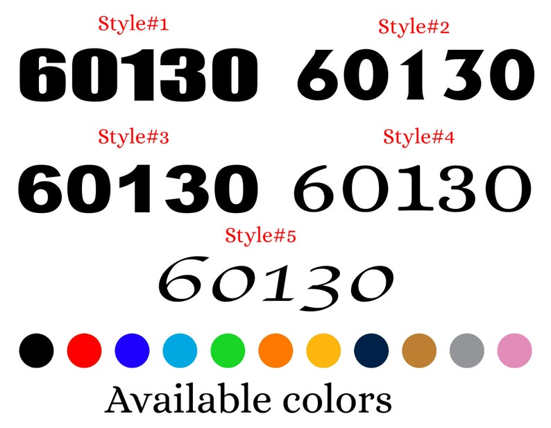 Custom Semi Trailer Vinyl Decal Numbers Trailer Stickers Etsy