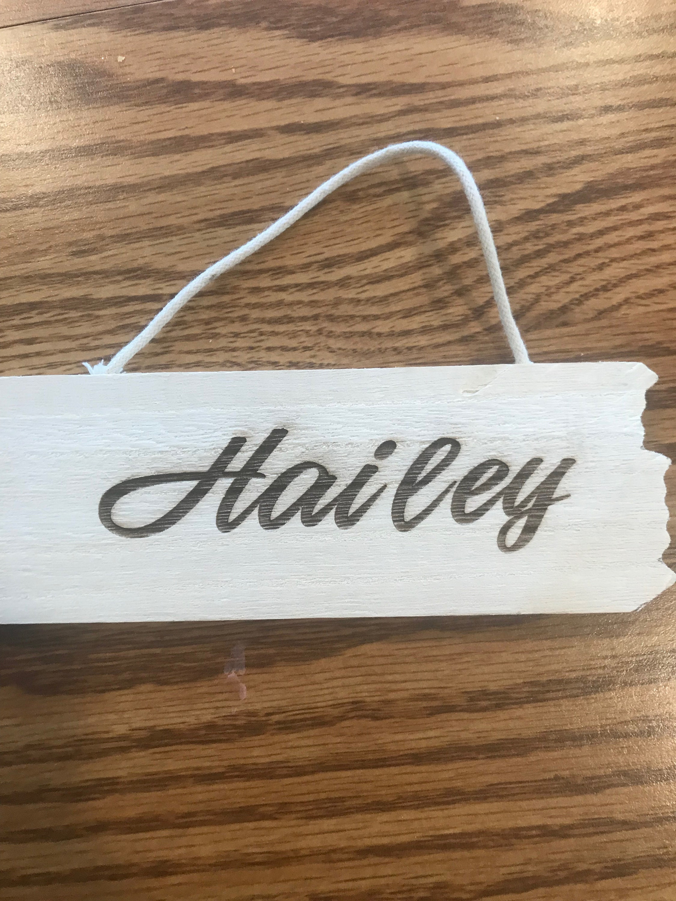 Customizable Hanging Wood Sign - Etsy
