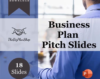 Business Plan Pitch Deck Template | PowerPoint & Google Slides | Professional Presentation for Key Business Insights