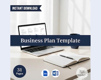 Business Plan Template – Comprehensive Startup Planner (Editable in Word & Google Docs)