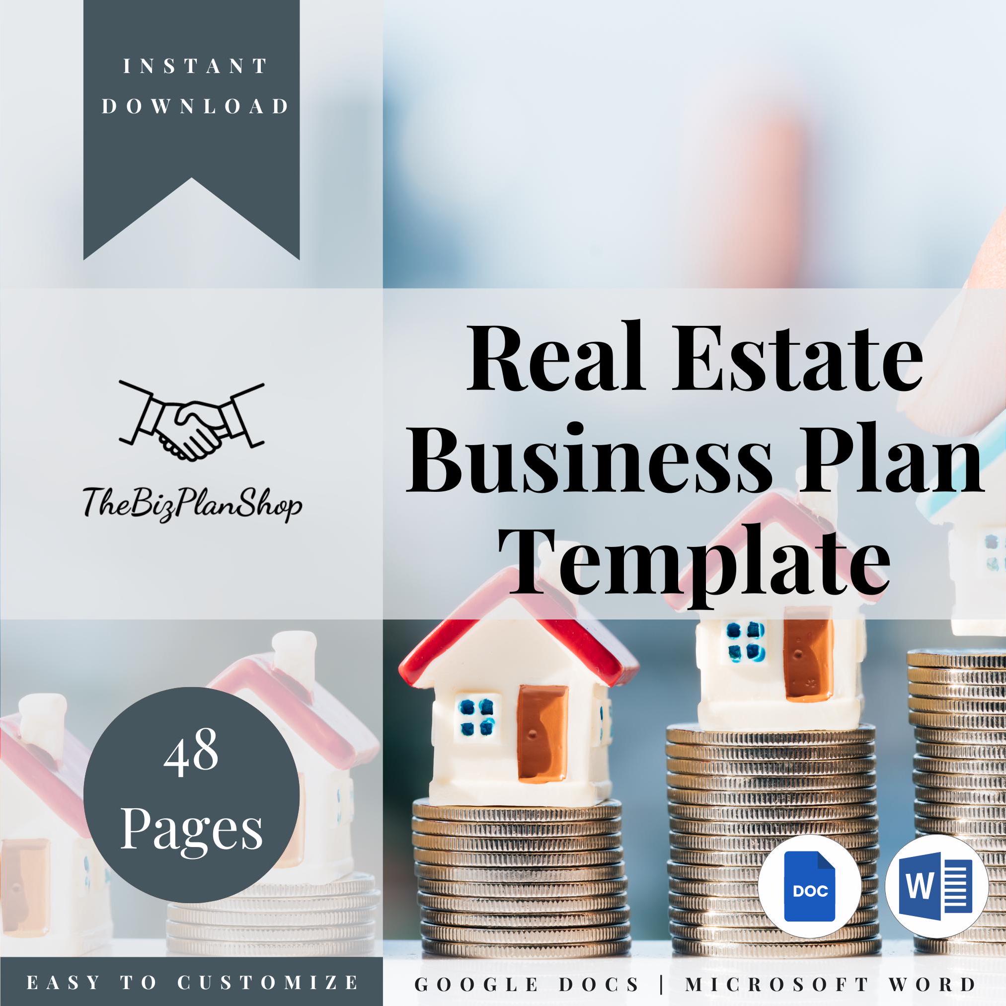 Real Estate Agency & Property Management Business Plan Template ...