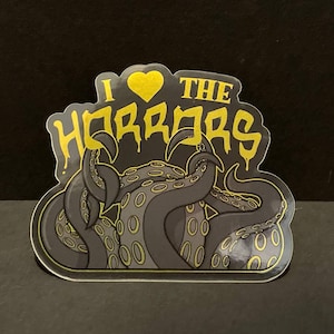Sticker I Heart the Horrors Eldritch tentakel