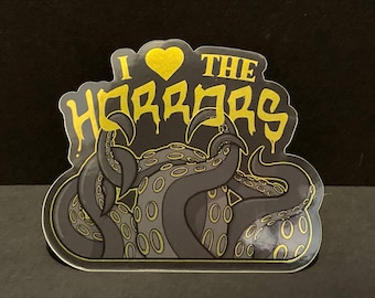 I Heart the Horrors Eldritch Tentacle Sticker