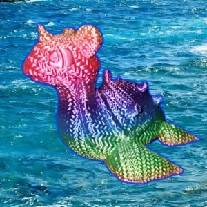 3d printed knitted lapras
