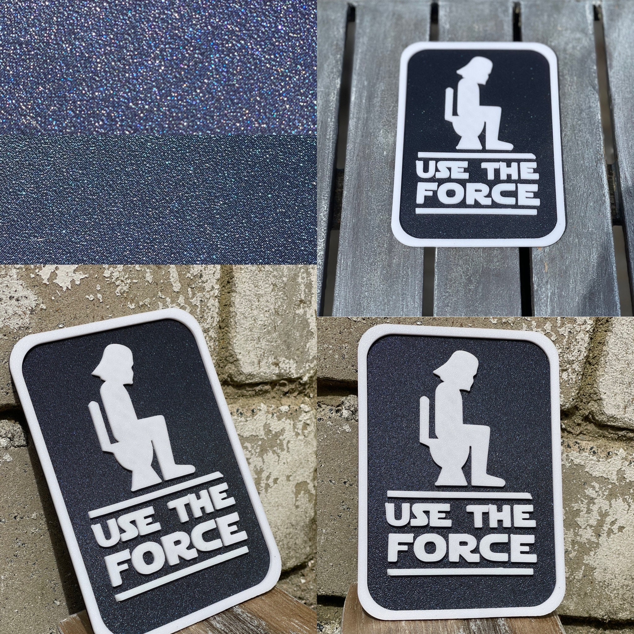Funny Bathroom Sign Star Wars Darth Vader use the Etsy