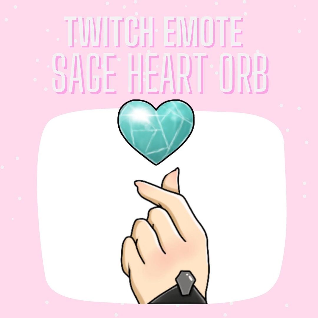 Sage Valorant Heart Orb Emote. Etsy