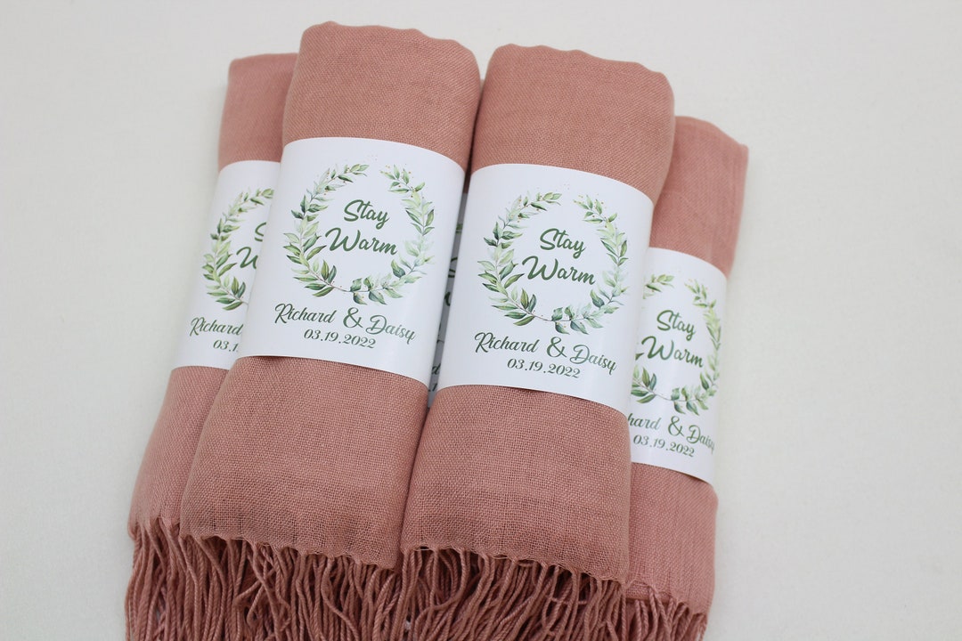 rose gold pashmina shawl