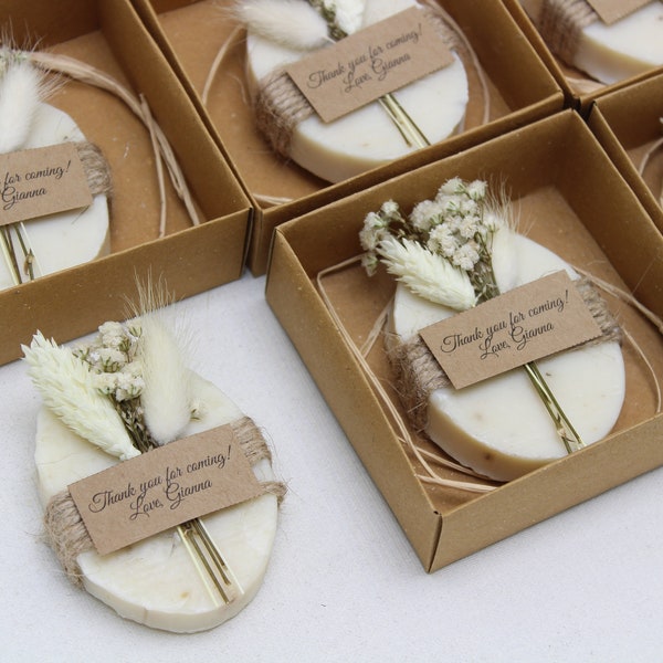 Handmade Baby Shower Scented Soap Favors, Wedding Favors for Guests in Bulk, Rustic Wedding Favors, Bridal Shower Soaps, Unique Soap Favors