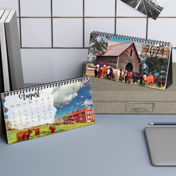 Farm Girl Calendar Etsy