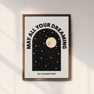 Let There Be Love Oasis Lyric Print, Nursery Wall Print, Indie Lyric Music Print, Kids Wall Art Print, Unframed Kids Bedroom Decor