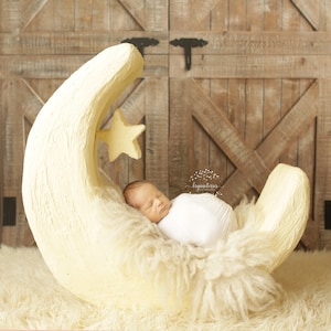Moon Newborn Digital Backdrop with barndoors, Digital background