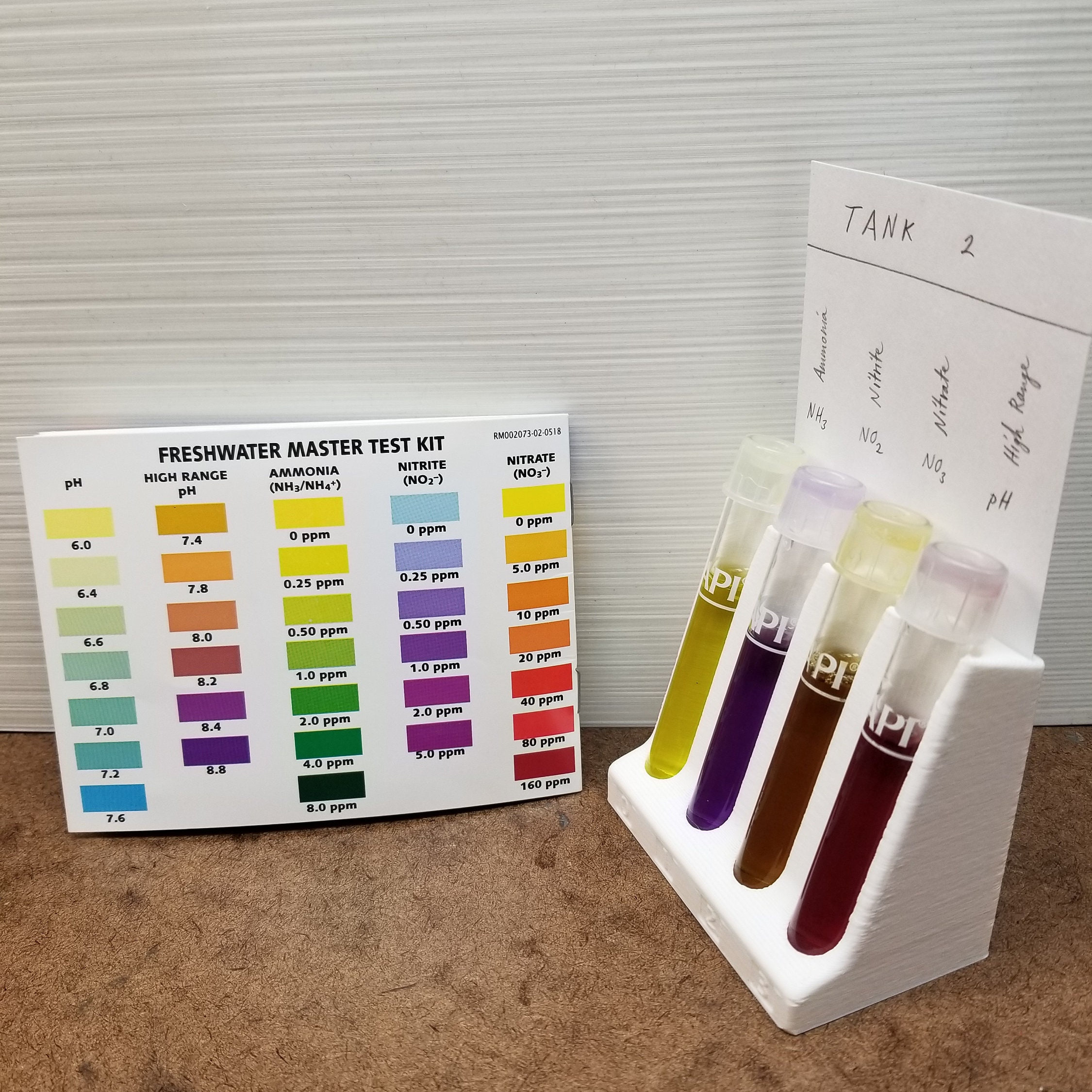 API Test Tube Holder/drying Rack: Index Card Slot and Numbered. - Etsy