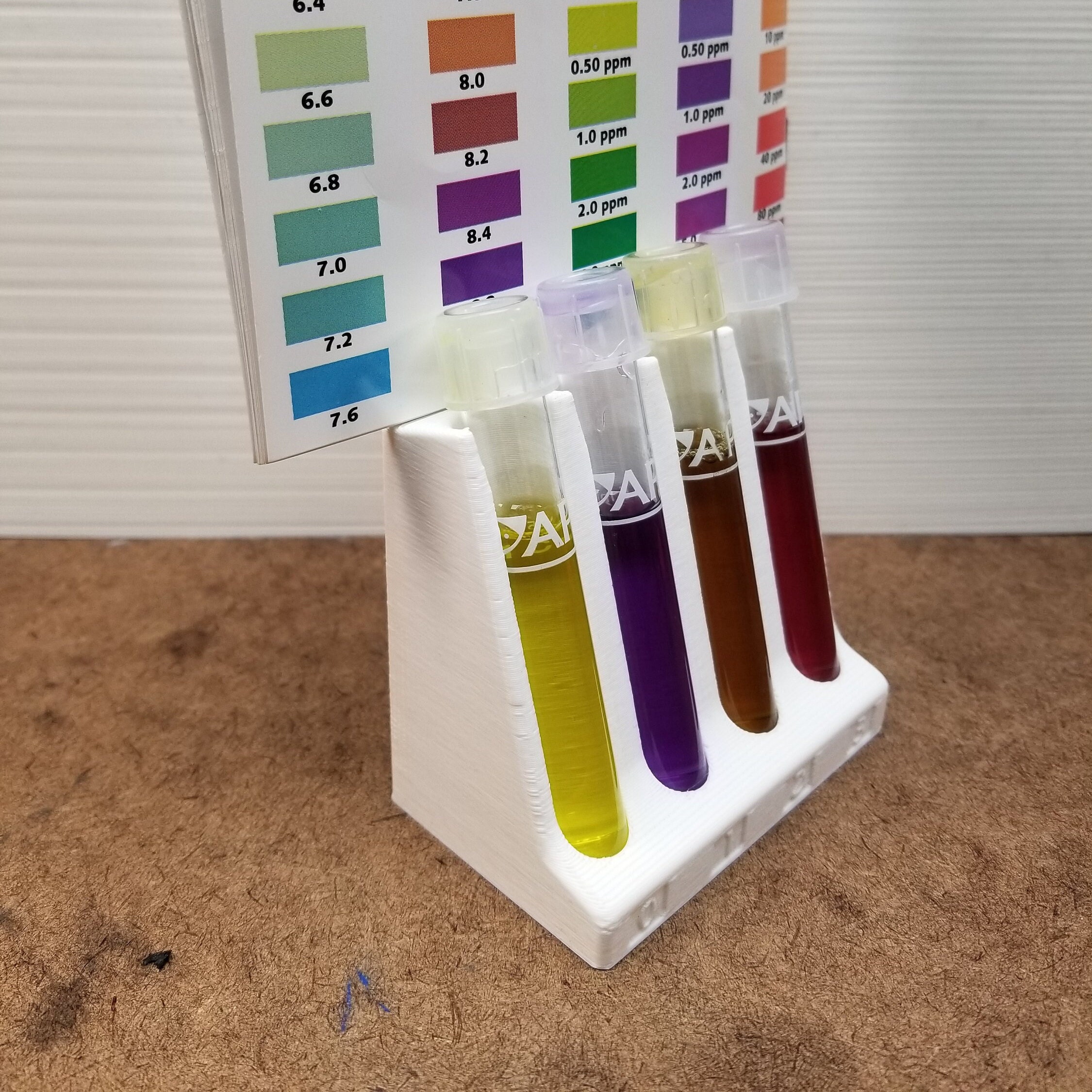 API Test Tube Holder/drying Rack: Index Card Slot and Numbered. - Etsy